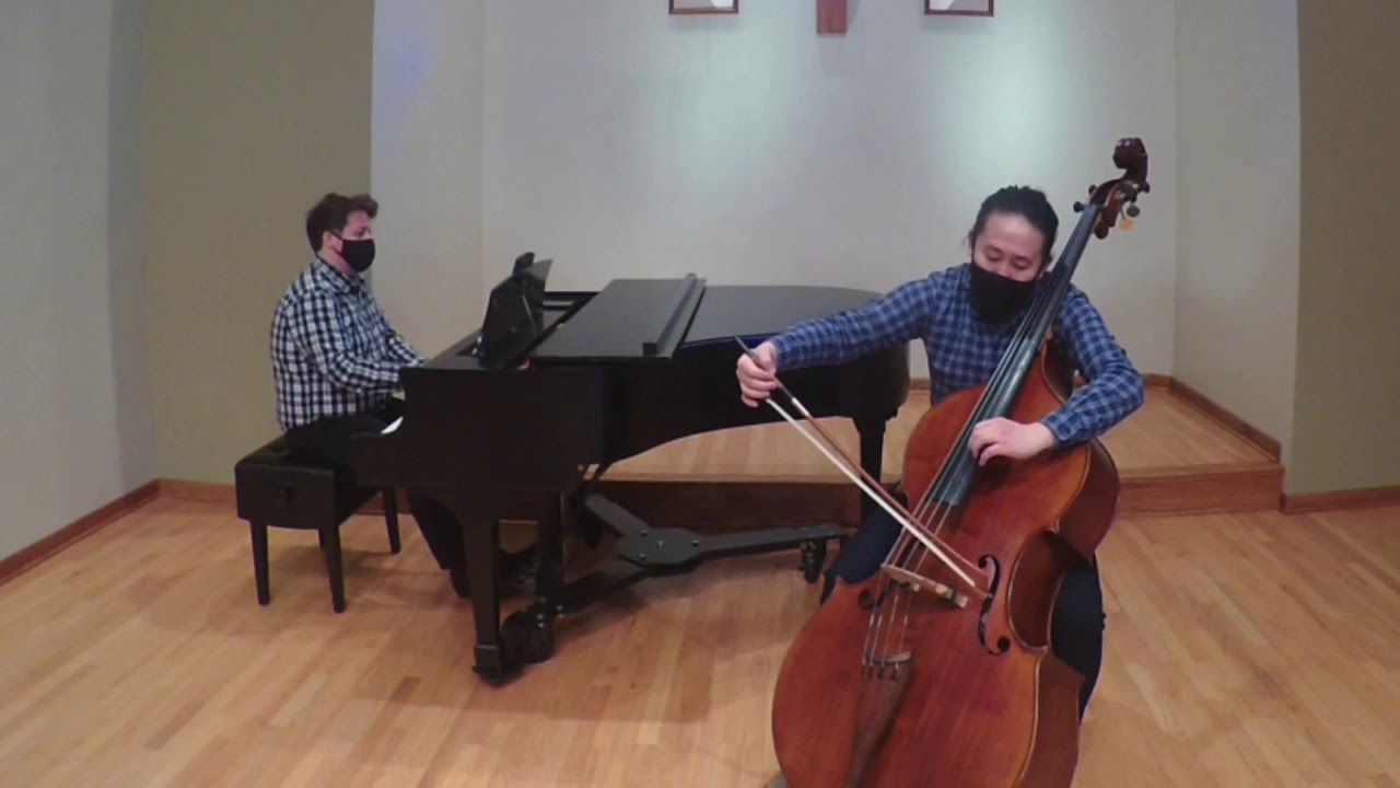 Salut d’Amour, Op.12 by Edward Elgar for Double Bass and Piano