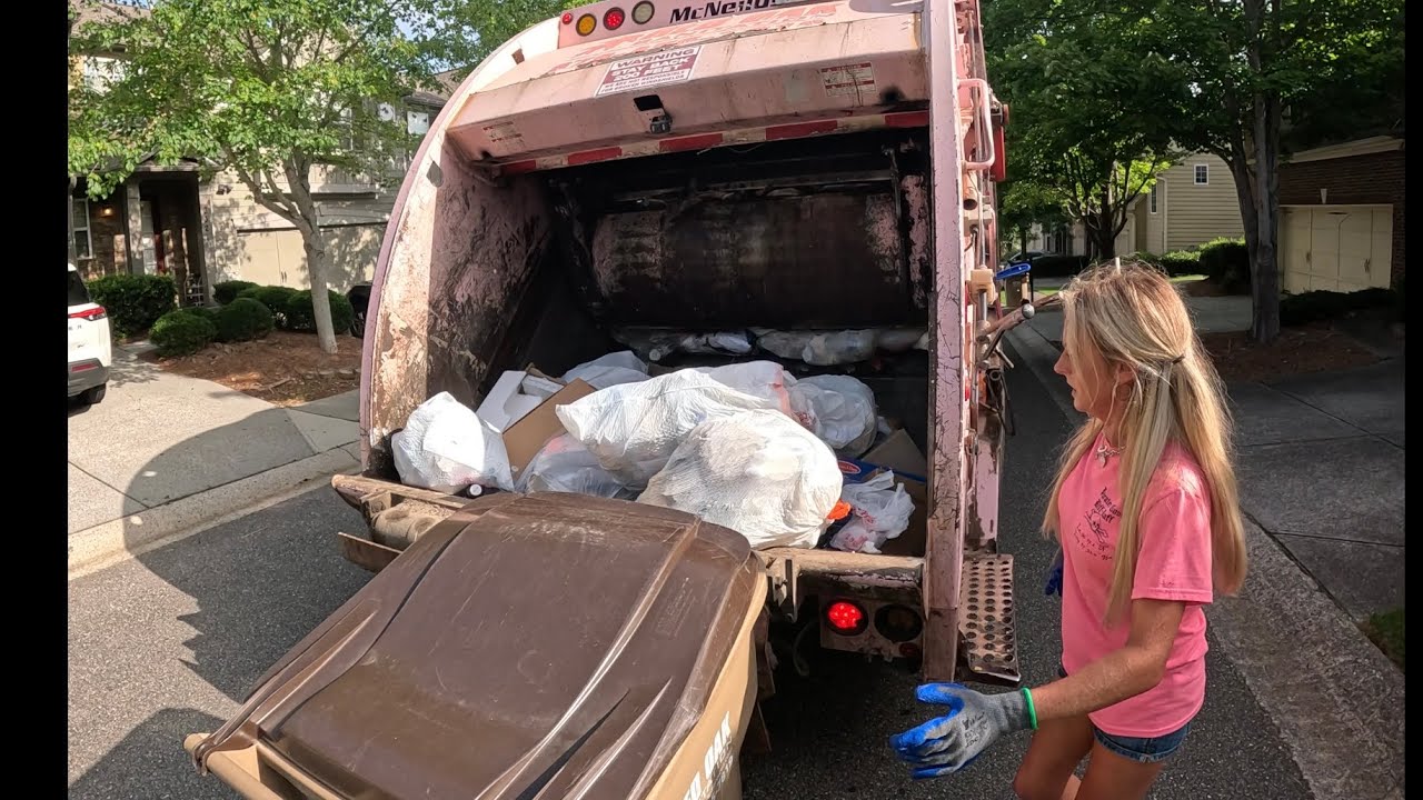 Working on a Garbage Truck is harder than you think!