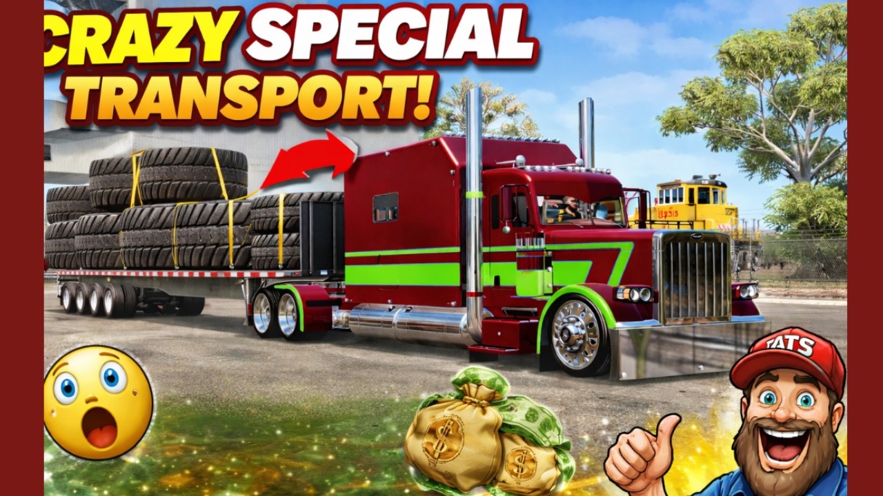 I GOT PAID $1,000,000 FOR THIS! 😱 (ATS Special Transport)