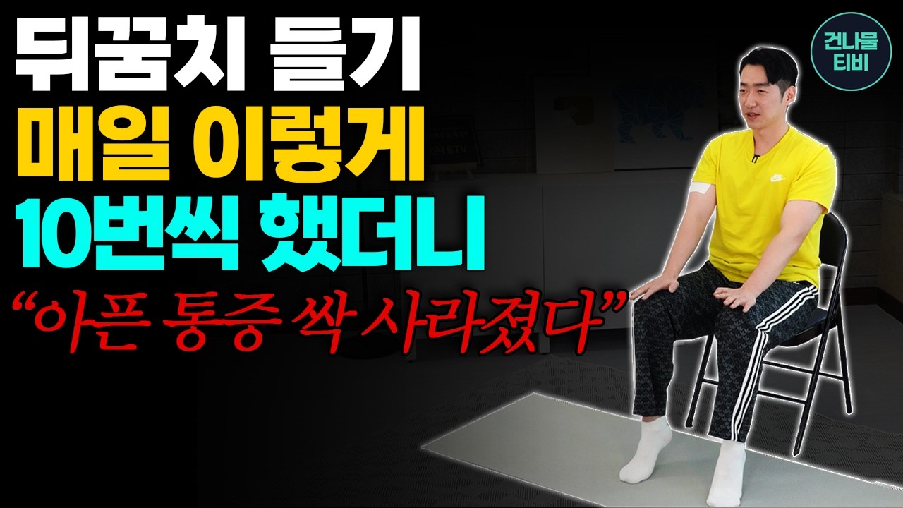 허리 통증, 이 운동으로 해결하세요! 근육 강화 & 유연성 회복 스트레칭 루틴