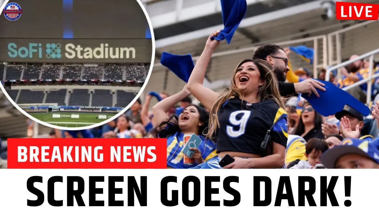 SoFi Stadium Screen Glitch SHOCKS Rams Fans During NFC🔴 LIVE BREAKING NEWS