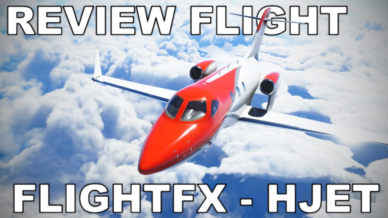FlightFX HondaJet (HJet) | Полный обзор полёта | Дизайн Burning Blue | Microsoft Flight Simulator
