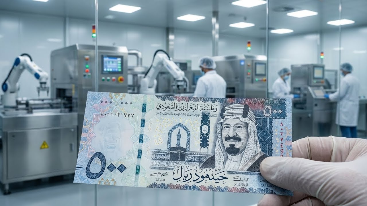 Inside the Saudi Riyal Production Process | Currency Manufacturing