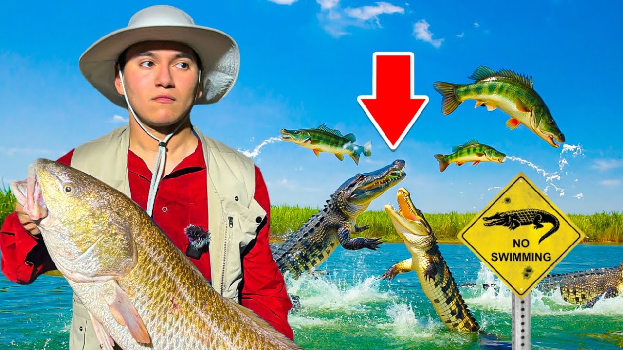 Fishing in ALLIGATOR INFESTED Water!