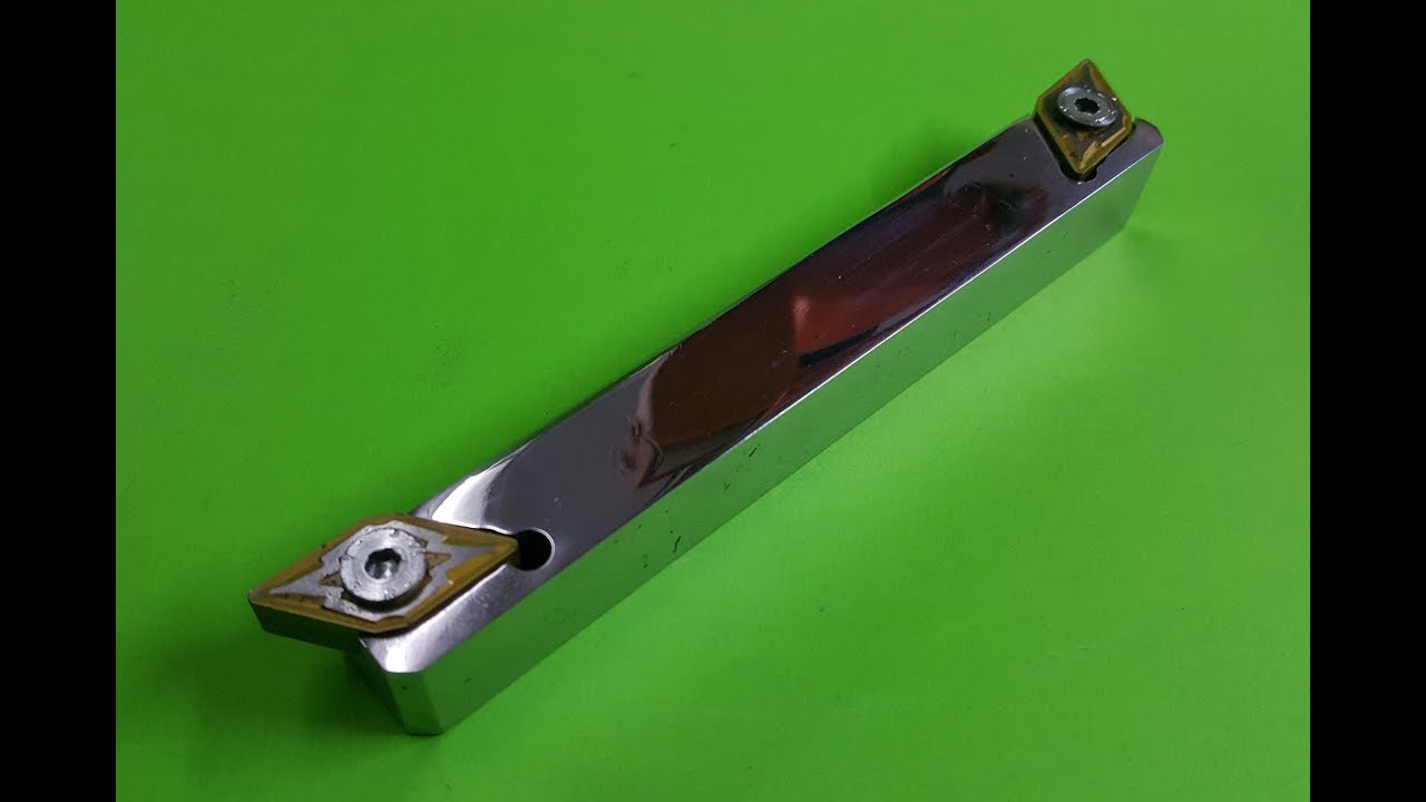 Realizzazione doppio  utensile per tornio. lathe tool 2
