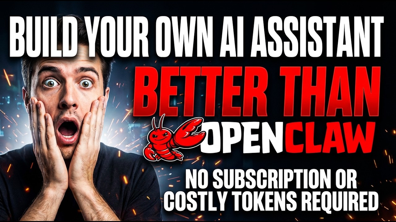 Build Your Own AI Assistant (Better Than OpenClaw) - No Subscription, No Tokens