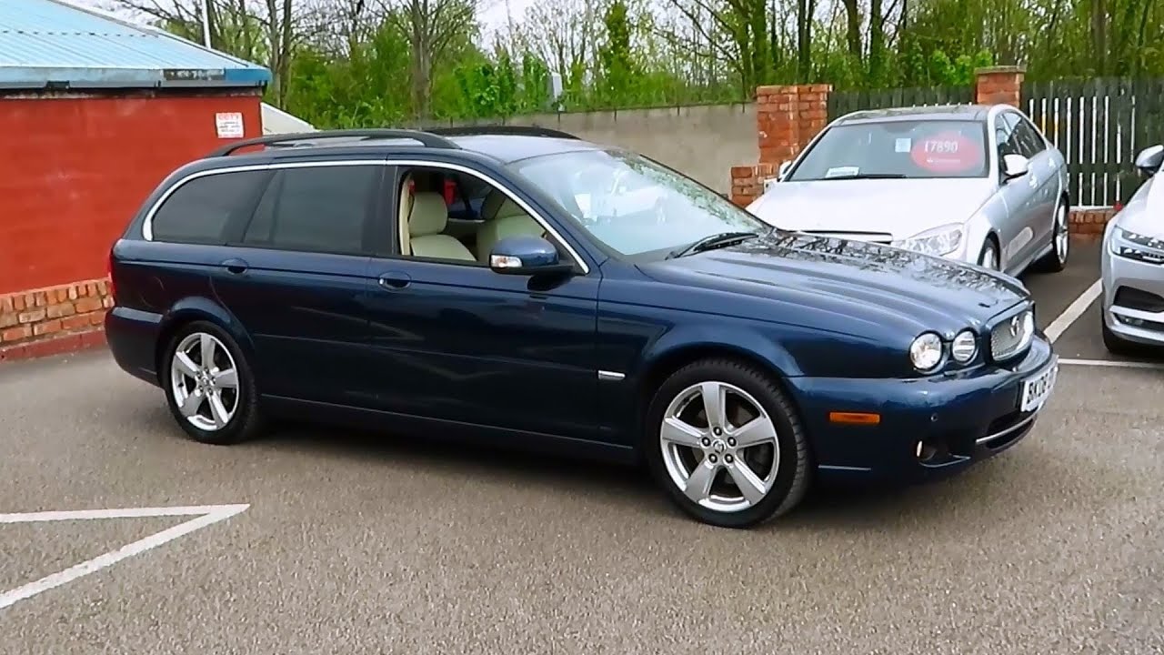 2008 Jaguar X-Type Estate 2.2d Sovereign - Start up and full vehicle tour