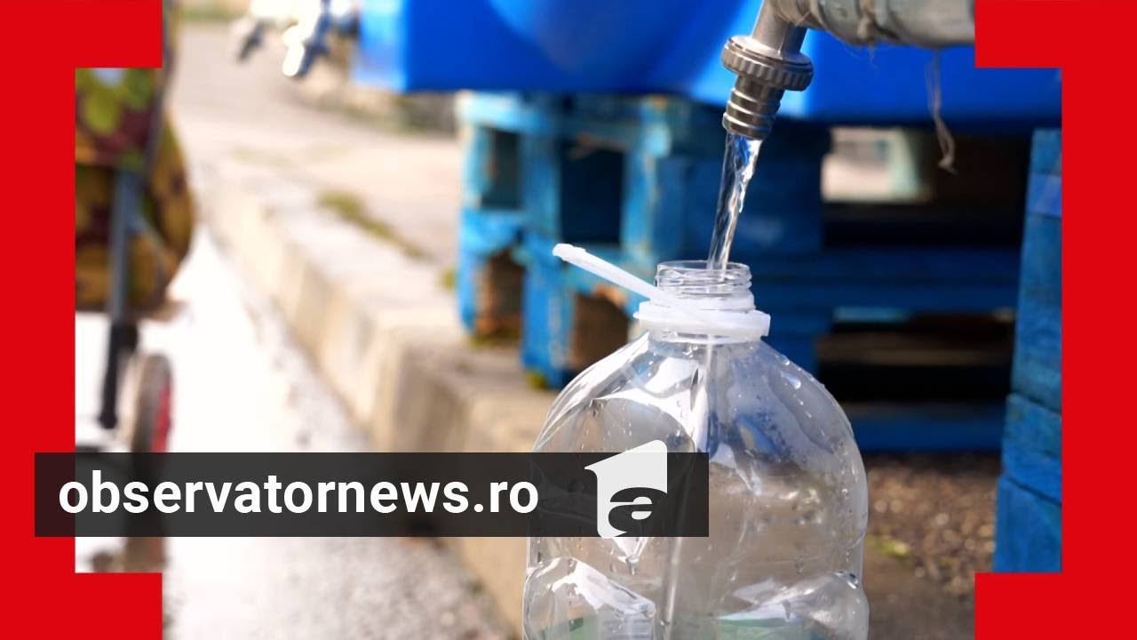 Criza apei din Prahova. Scene dramatice: bătr&acirc;ni &icirc;n c&acirc;rje la coadă pentru rezerve. 