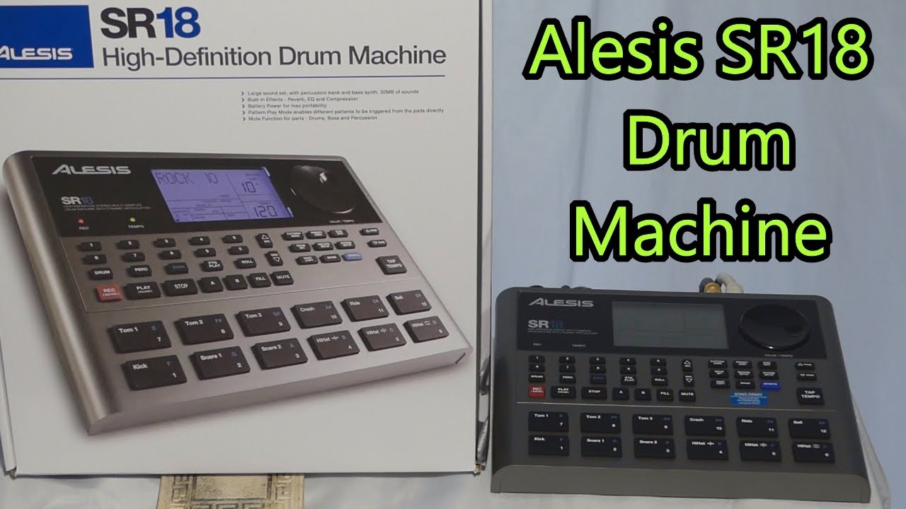 Alesis SR18 Drum Machine review, 
