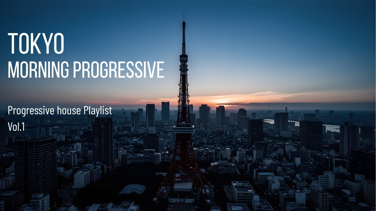 Tokyo Morning Progressive Vol.01 | Sunrise City Flow - 25min Progressive House Playlist