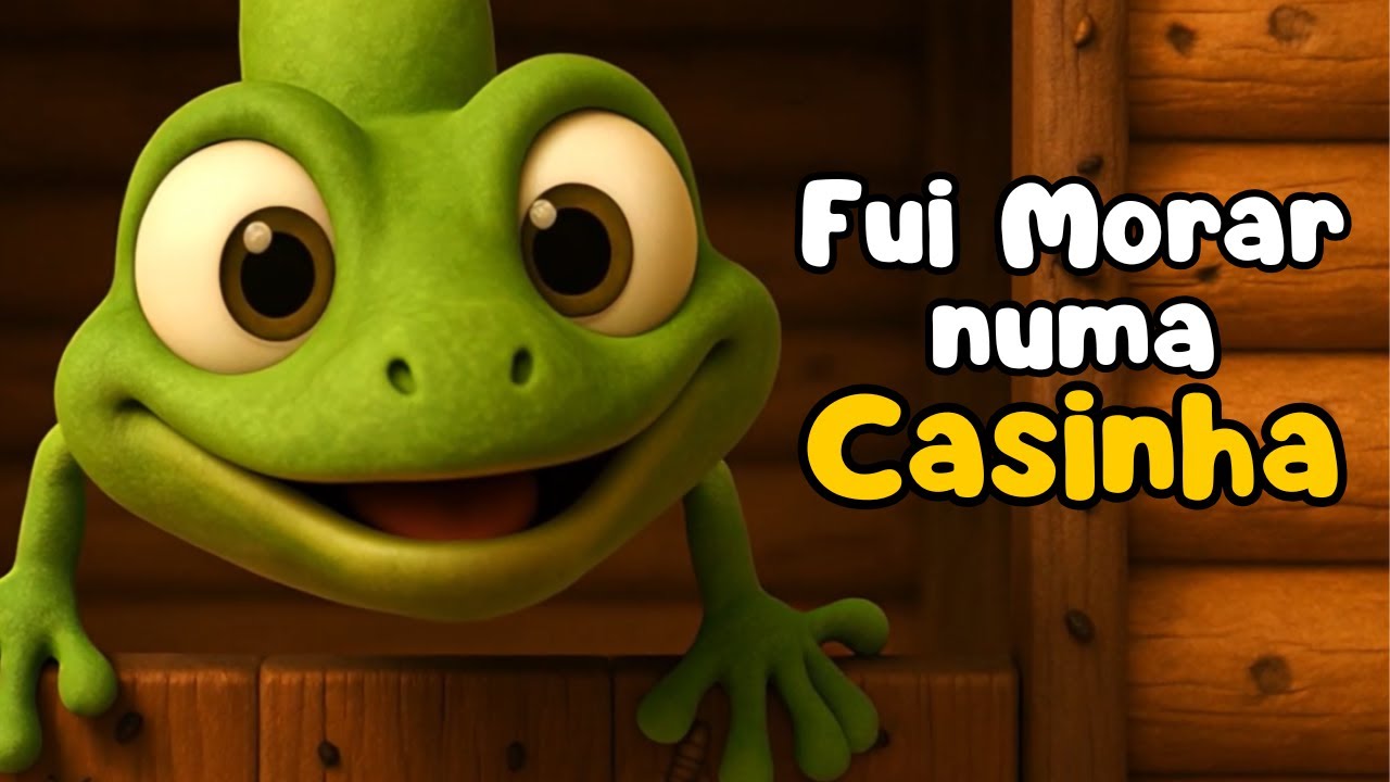 🦎 Fui Morar numa CASINHA 🏠 (em 3D ) | M&uacute;sica Infantil 🎵 | Animazoo Kids