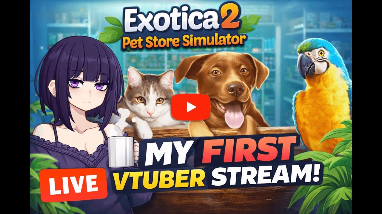 Cozy VTuber Stream ☕ | A Real Pet Store Manager Plays Exotica 2