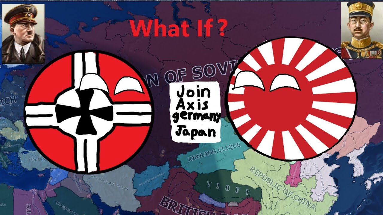 What If Germany And Japan Collaborated To Fight The USSR And The Allies? HOI4 Timelapse