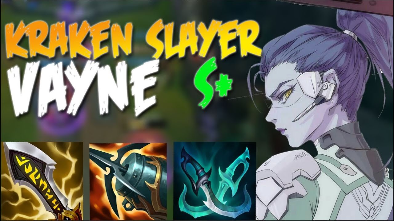 KRAKEN SLYER VAYNE IS STRONGEST CARRYING S12 VAYNE BUILD | KRAKEN SLYER IS BACK