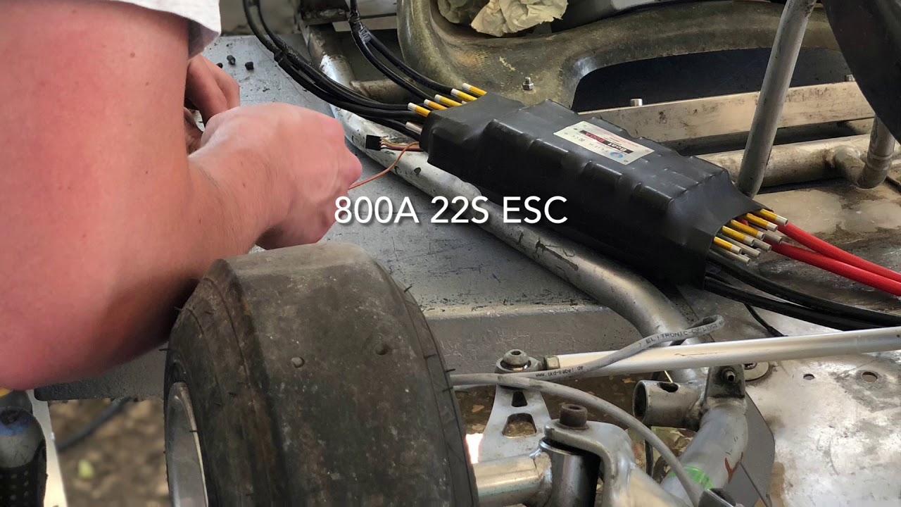 Brushless R/C converted Go-kart 18000W