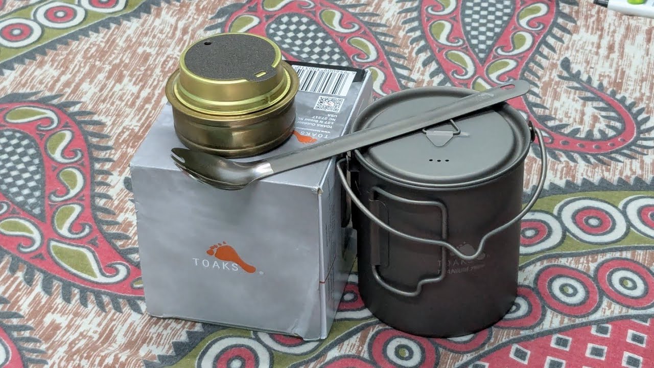 DesertCart India: Toaks Titanium 750ML Pot, Toaks Titanium Spork, Trangia Alcohol Stove from US