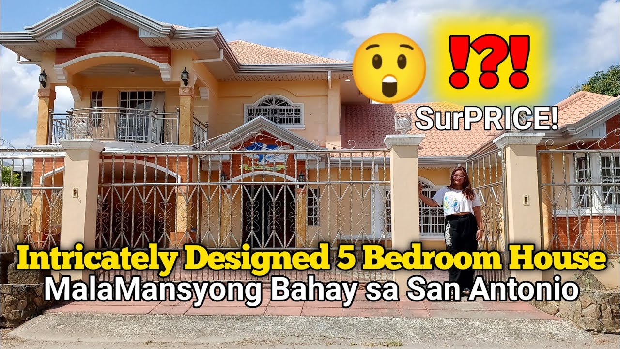 (Delisted)5 Bedrooms na MalaMansyon Na Bahay | Very Intricate Designs | Ang Ganda