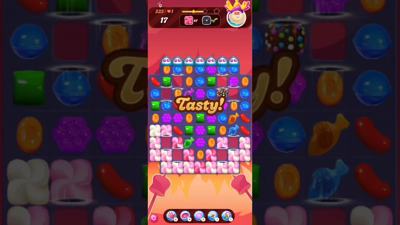 candy crush saga level 225 #ccgames #preregister #games #koreangaming #gaming #gameplay #yoozoo #yoo