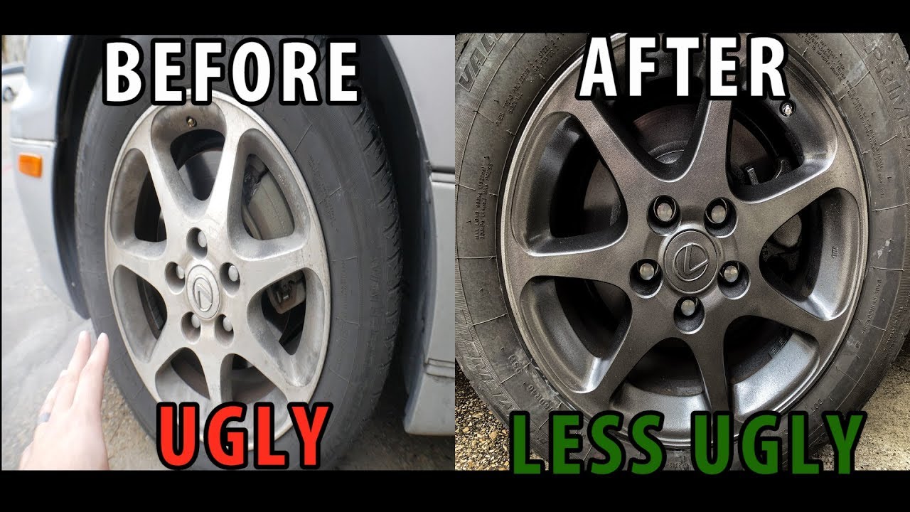 How To Paint Ugly Wheels Less Ugly for UNDER $40