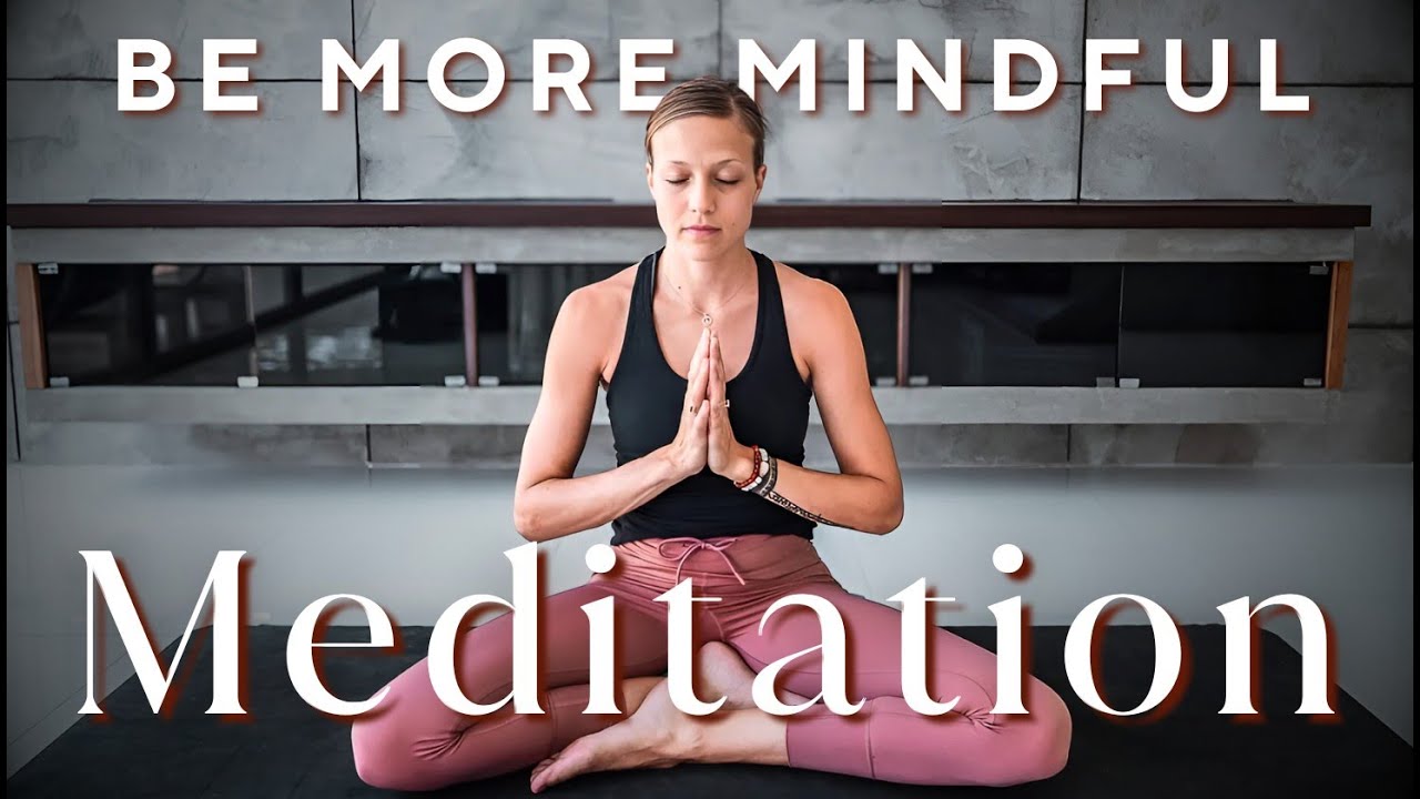 Simple Guided Meditation to be more Mindful | Breathe and Flow Yoga