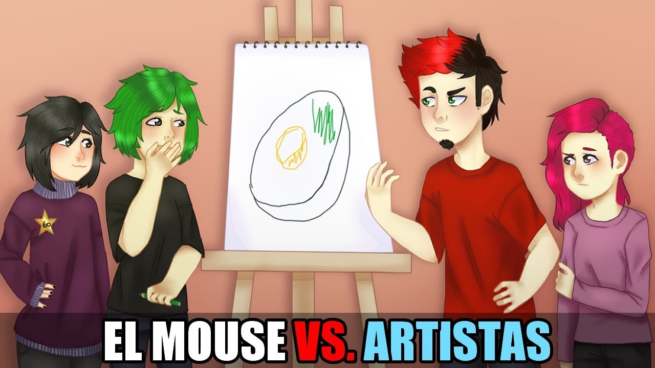 MAGO, SHINA Y HACH VS. EL MOUSE | EPIC BATTLE XD (Pinturillo)