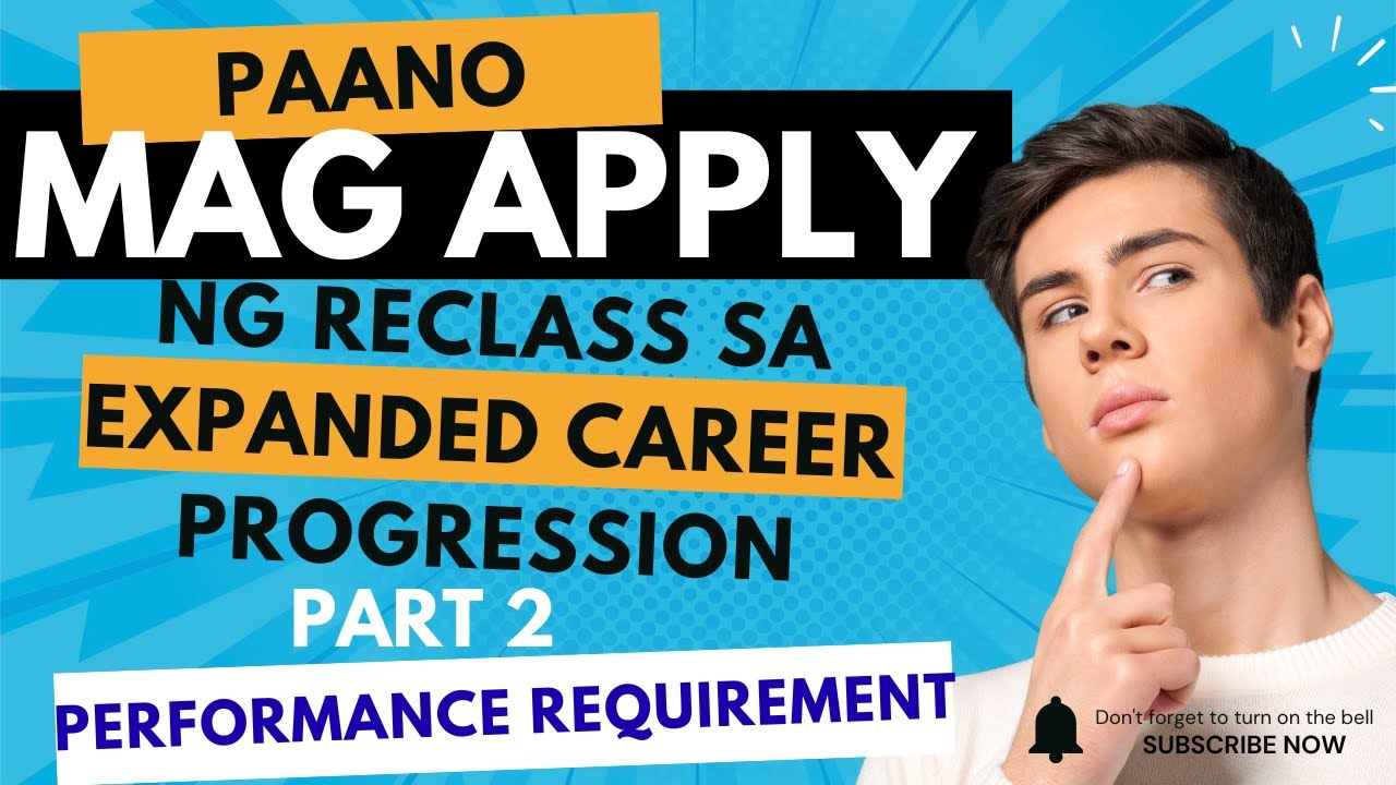 Paano mag apply ng reclassification sa ECP  Part 2 Basic Performance Requirement