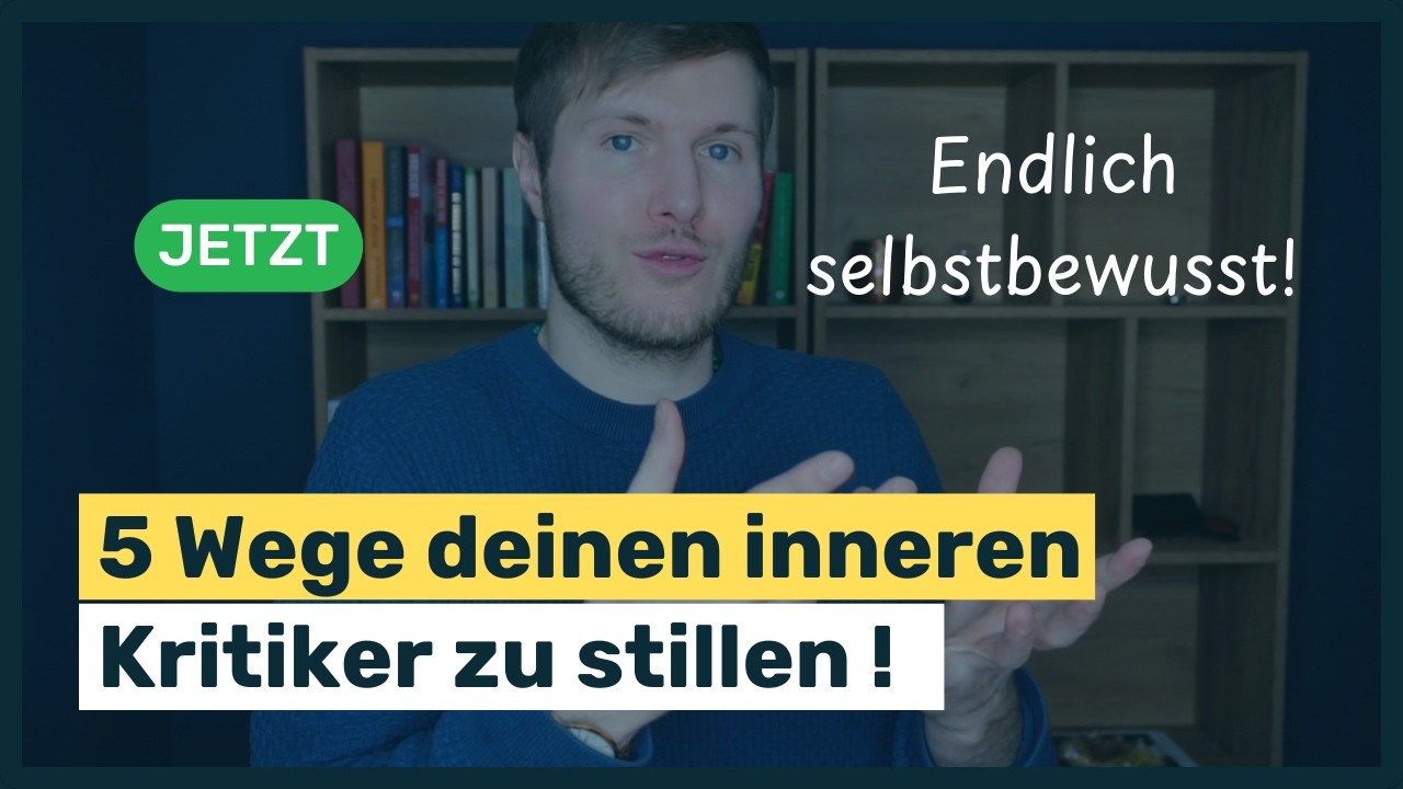 5 Wege deinen inneren Kritiker zu stillen (für schüchternheit Männer!)