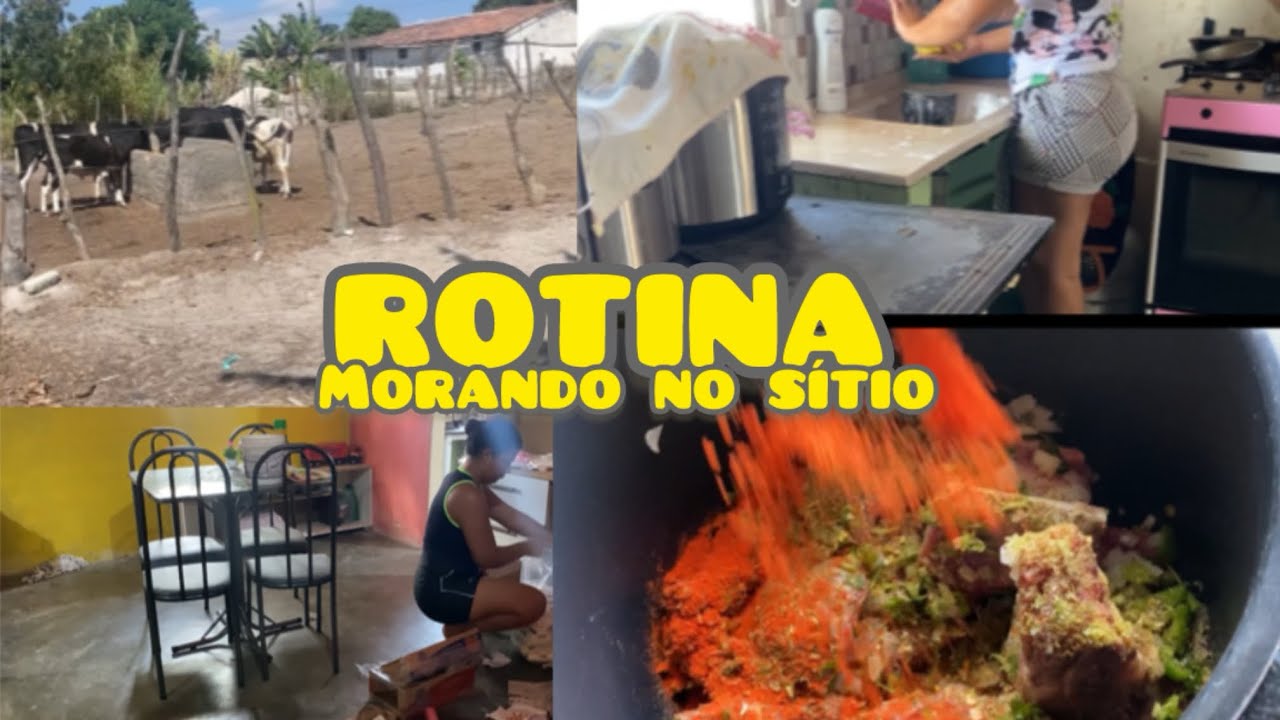 ROTINA , morando no sítio , AQUI SUJA MUITO 😳