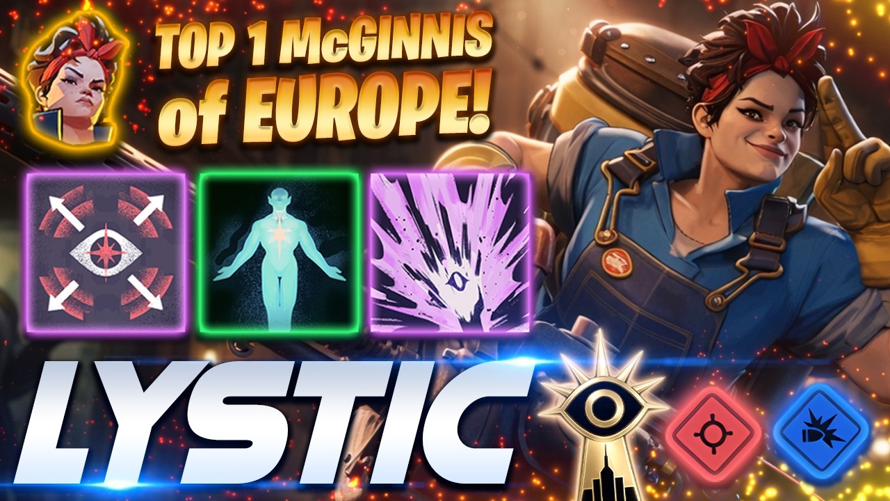 Lystic TOP 1 McGinnis of EUROPE - Deadlock Pro Gameplay & Guides [Watch & Learn]