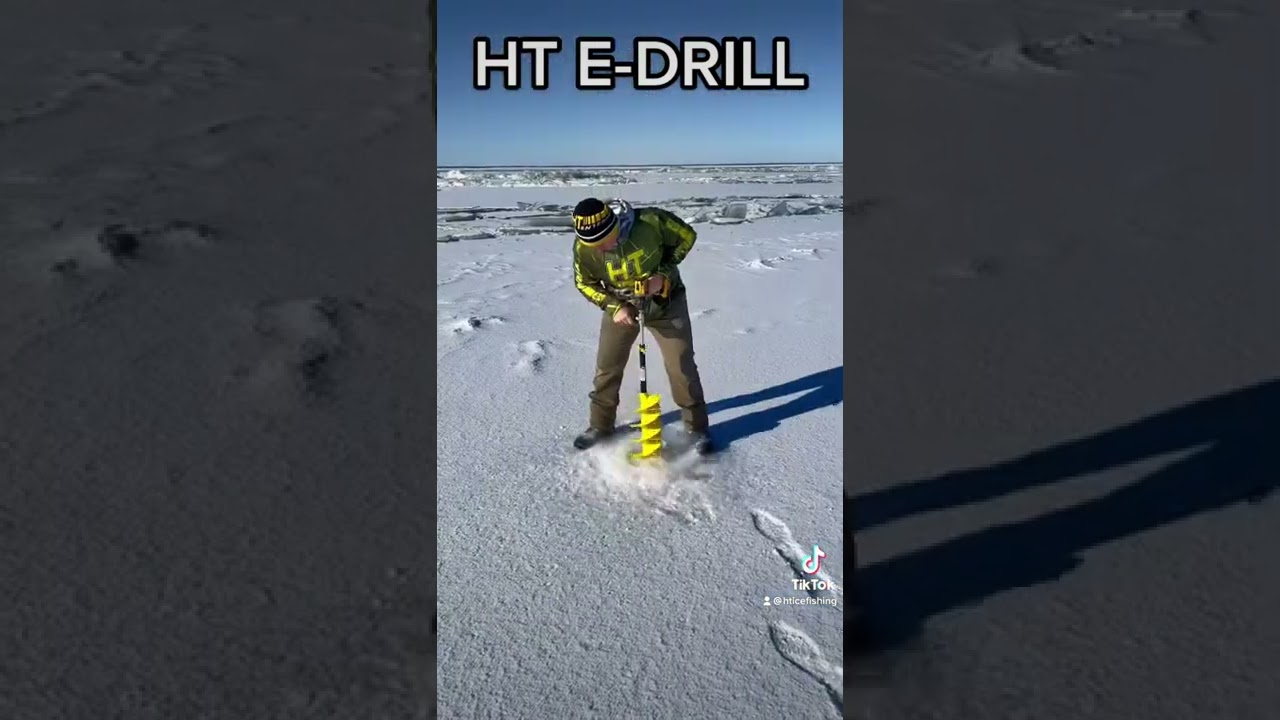 The HT E-Drill is an A+ Auger🐠🐟🧊🎣