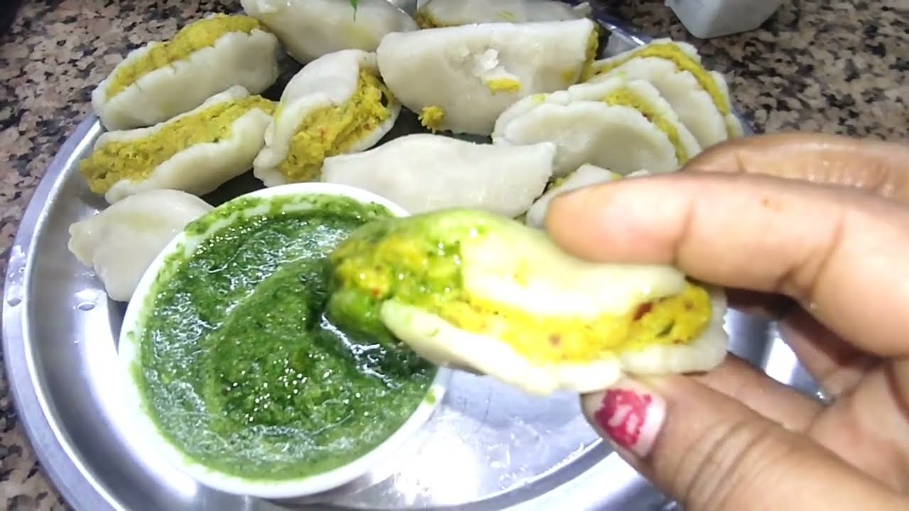 Desi Momo 😍 Chawal Chana Dal Farra | UP Special Healthy Recipe #cooking #recipe #chawalfara 