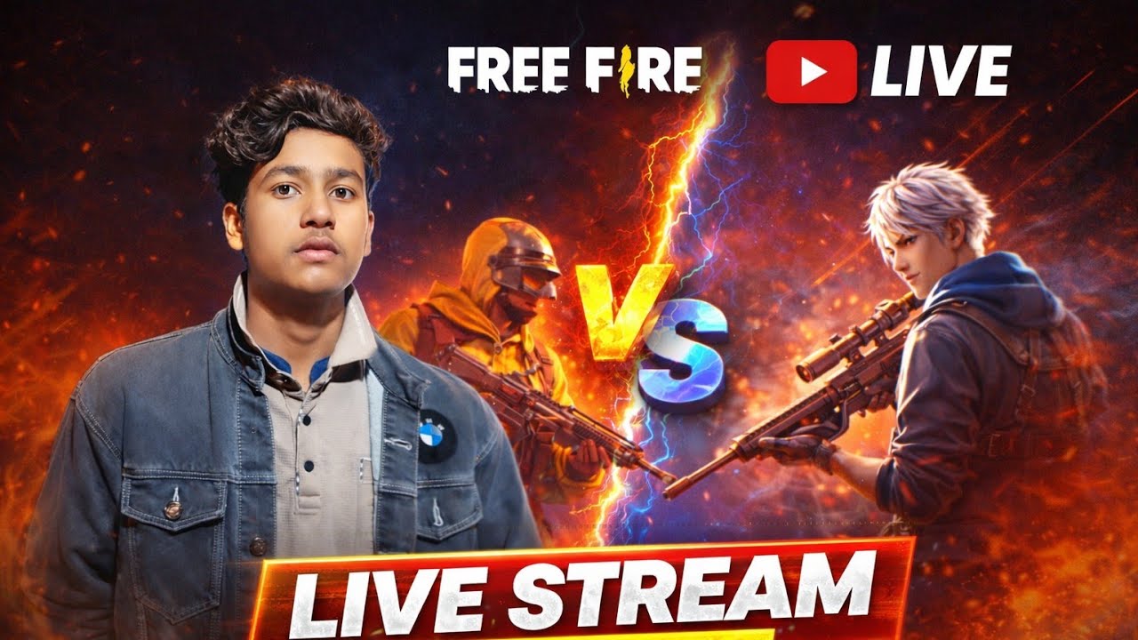 free fire game live stream 💪