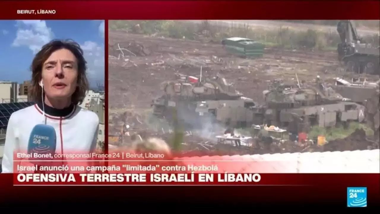 Informe desde Beirut: Israel anuncia incursión militar terrestre en Líbano
