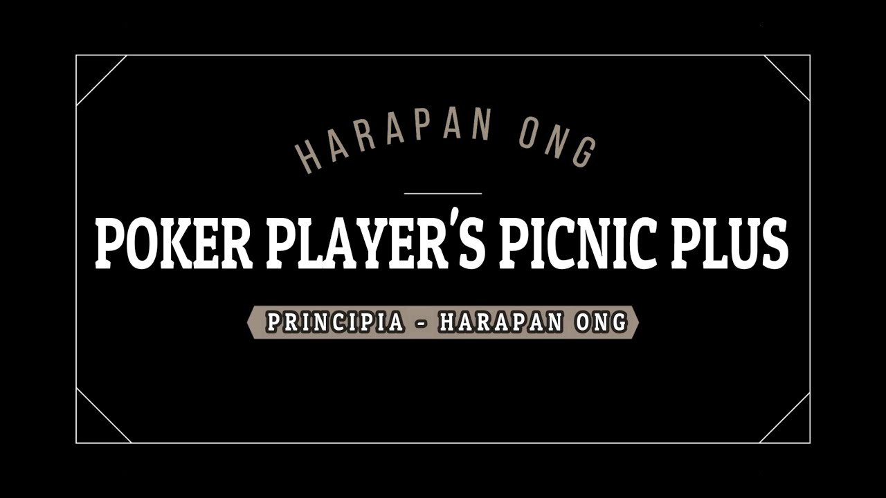 POKER PLAYERS PICNIC + HARAPAN ONG BY MAURICE DOUDA#magicien #magie #livre #cartes #card #closeup