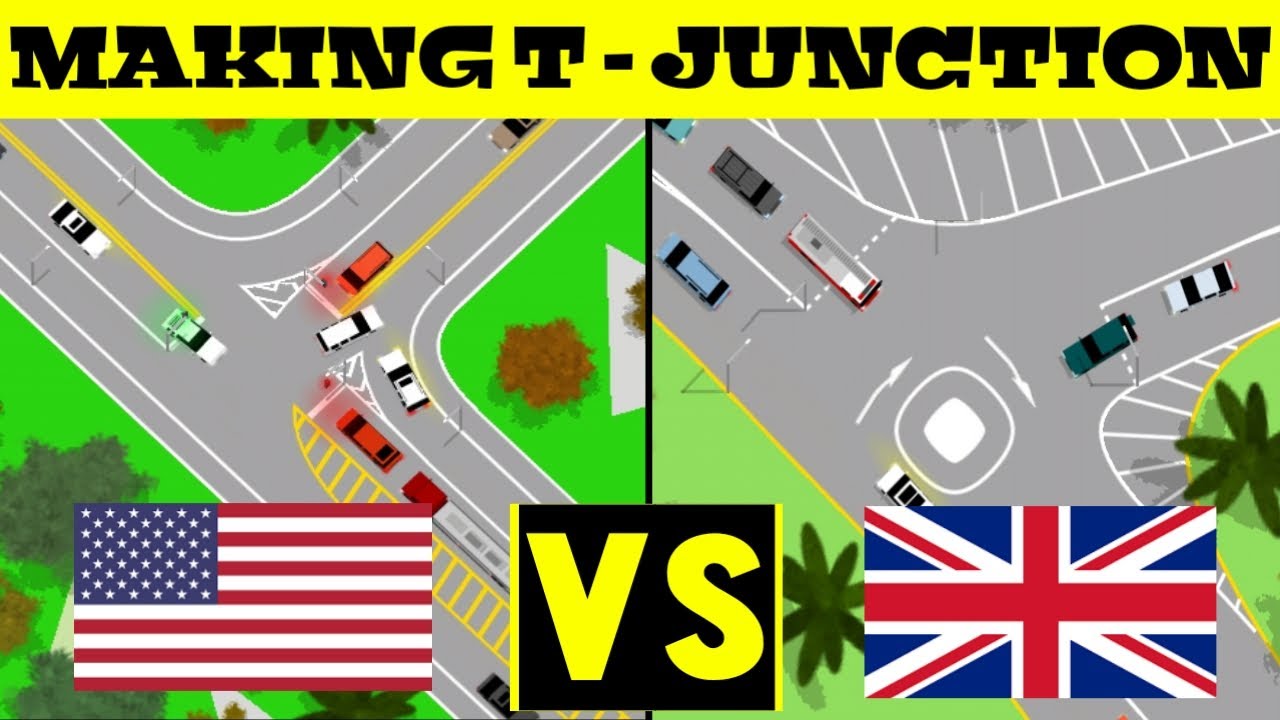 US vs UK - MAKING T - JUNCTION IN INTERSECTION CONTROLLER 3