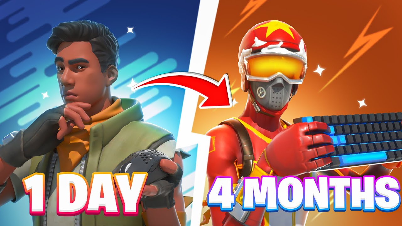 Переход с контроллера на клавиатуру и мышь за 4 месяца в Fortnite! (Советы по переходу с PS4 на ПК)