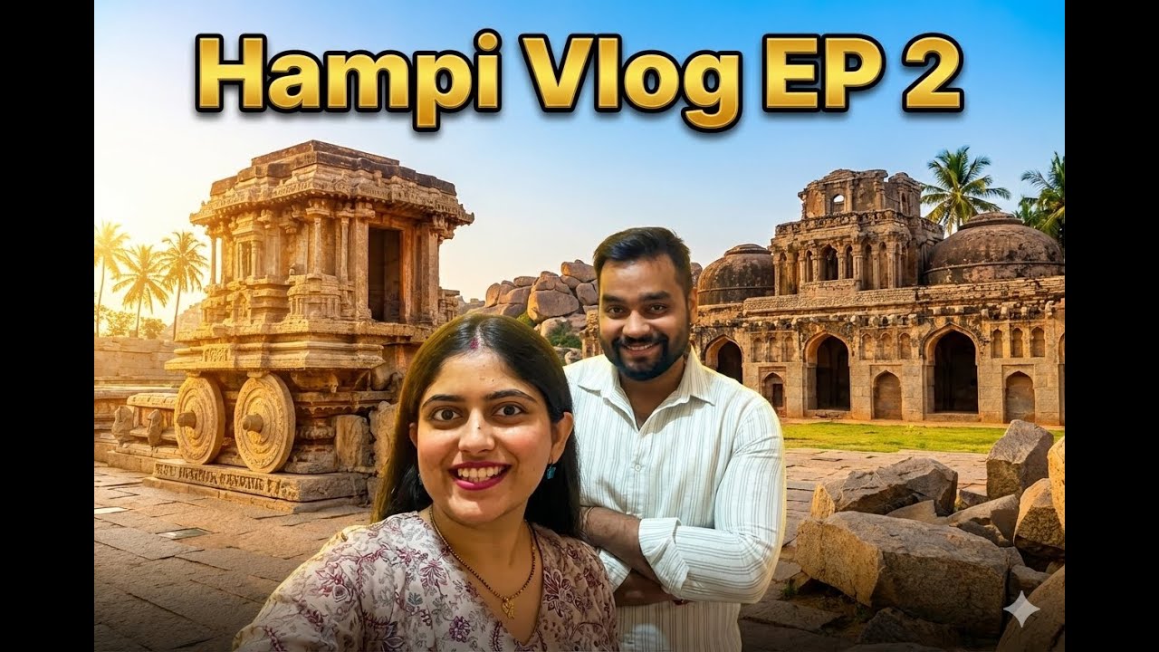 Exploring the MAGIC of HAMPI: Stone Chariot & Ancient Secrets! (Ep 2)
