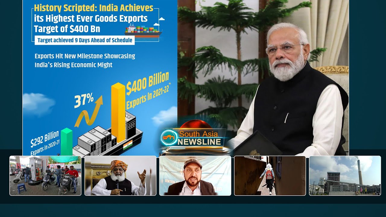 India achieves highest ever goods export target of $400 billion | South Asia Newsline