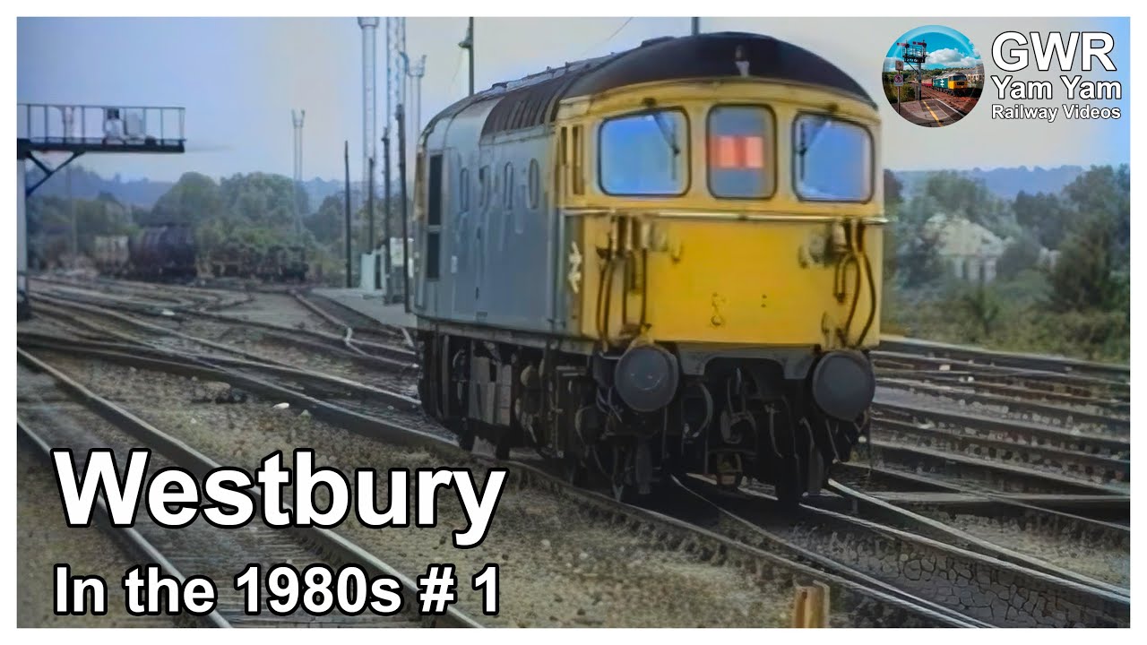Trains at Westbury in the 1980s Part 1