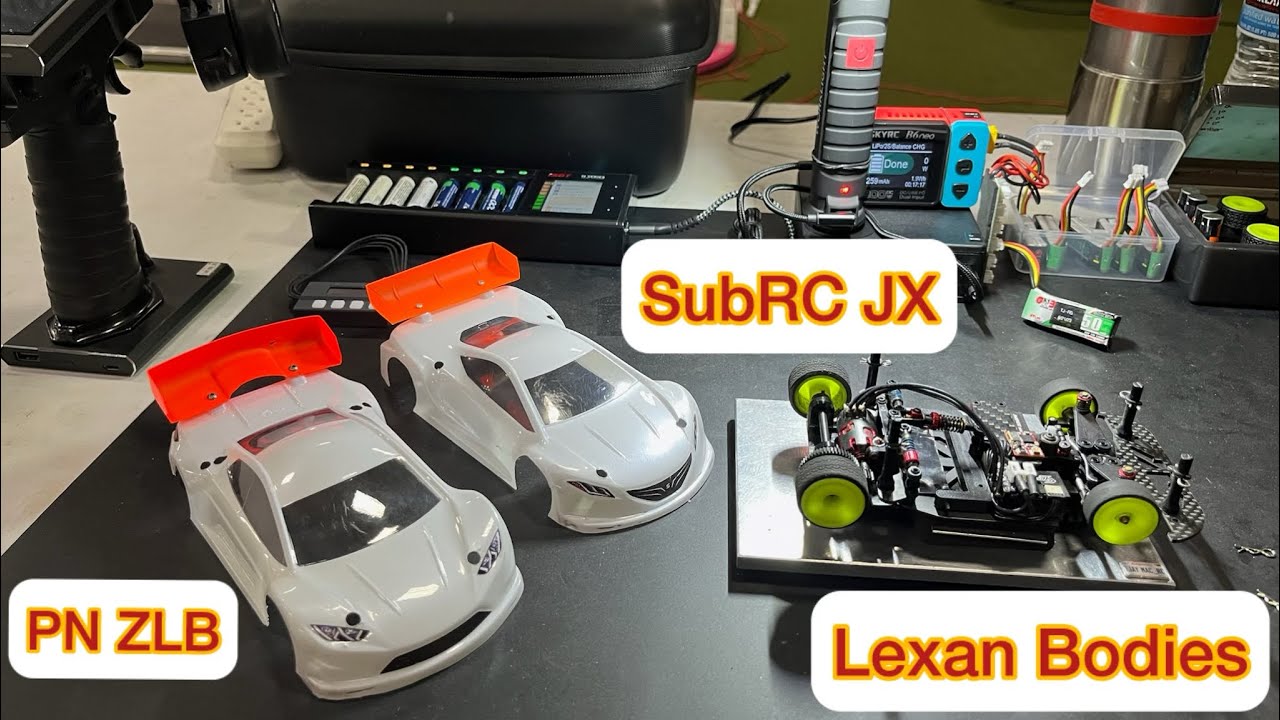 Lexan body test: PN ZLB (LW) vs SubRC JX | MWX R.1 - 3500KV