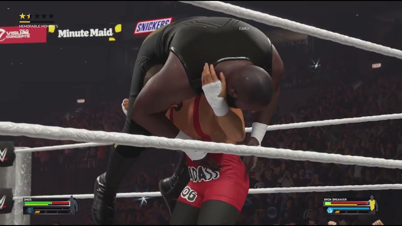 WWE 2K25 Superstar Mode ft Omos Part 28 running it back with bron breakker again