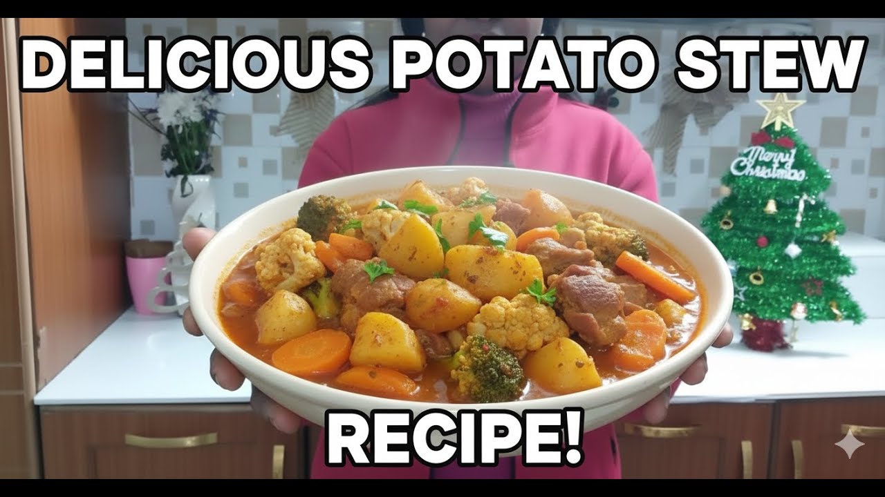 Hearty Pork & Potato Stew with Mixed Vegetables | Easy One-Pot Recipe@chiarasdelicitv
