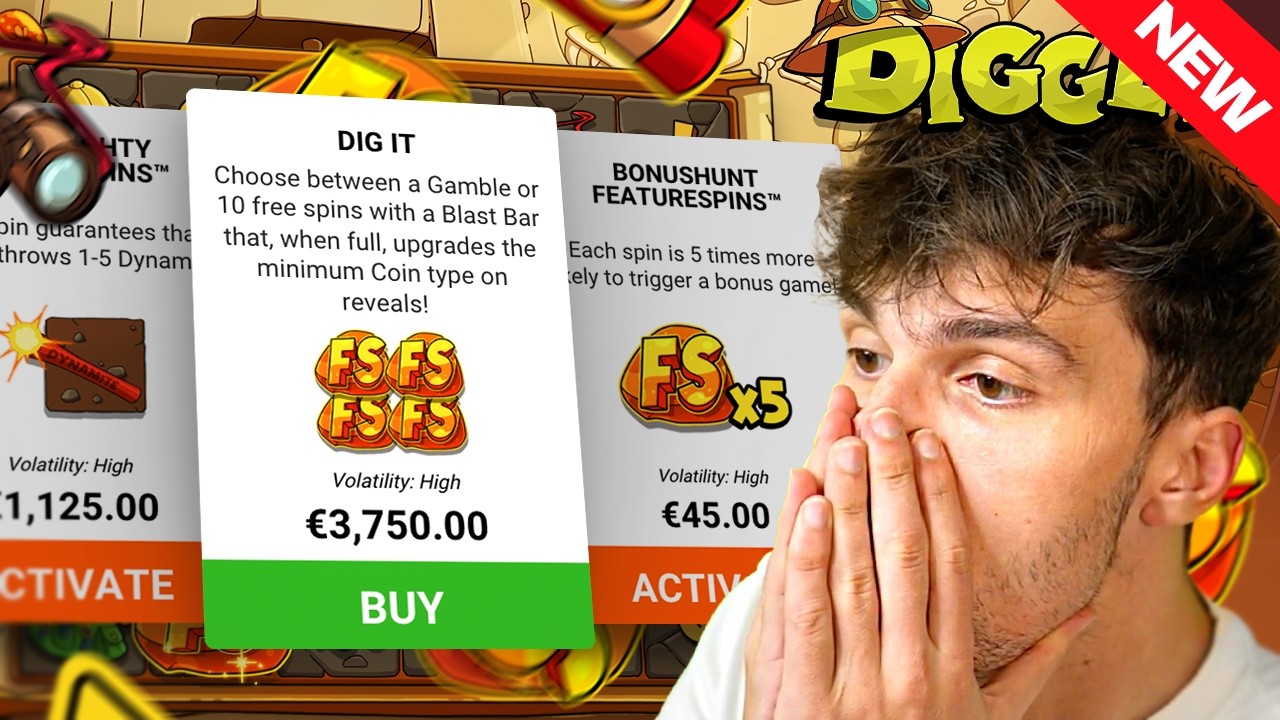 J'ACH&Egrave;TE DES BONUS SUR LE DIGGER 💰