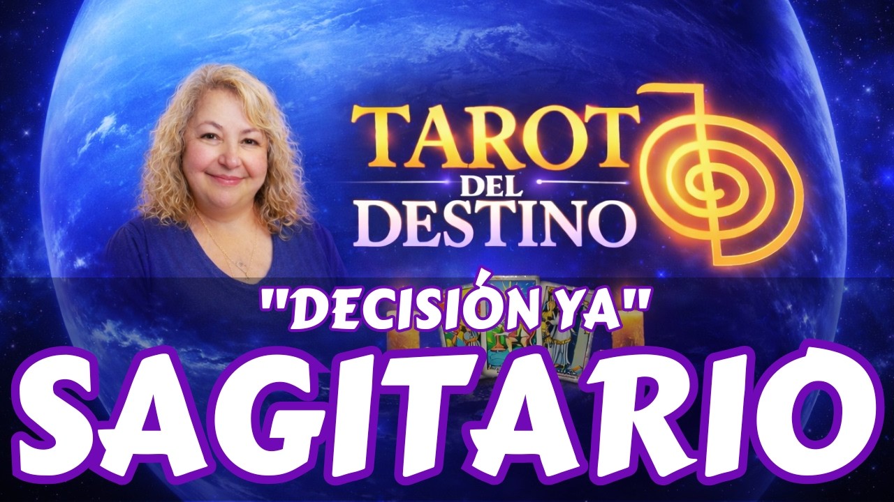 SAGITARIO ♐ COMUNICACIÓN IMPORTANTE… TOMAS UNA DECISIÓN CLAVE | Tarot del Destino #sagitario