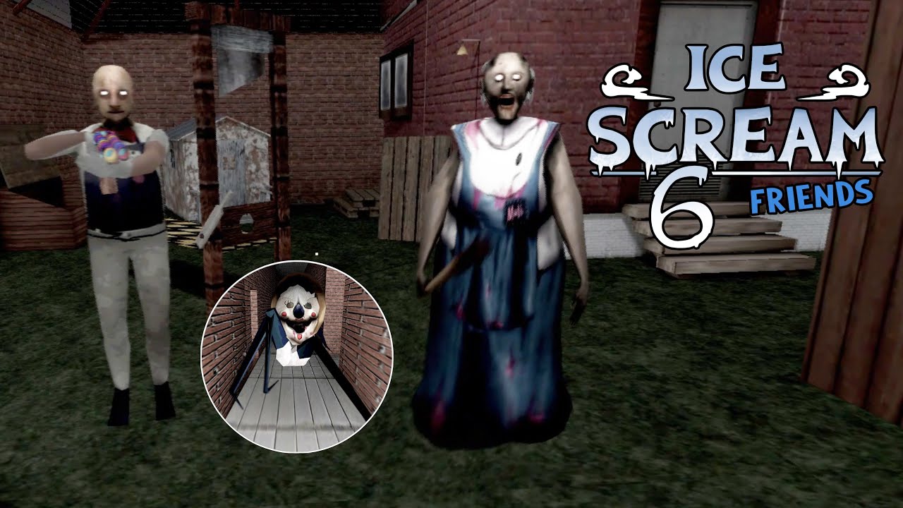 Granny Recaptured in Ice Scream 6 Atmosphere with Granny and Grandpa