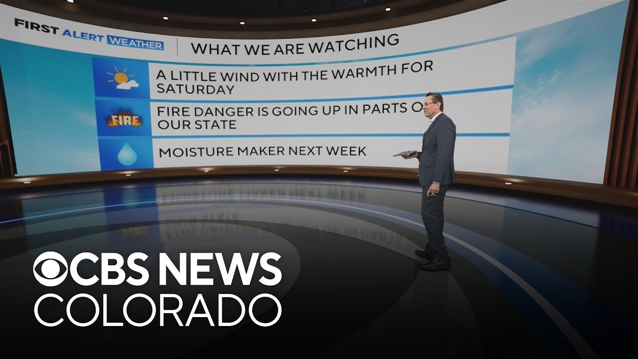 Warm and breezy start to weekend with moisture maker coming in next week