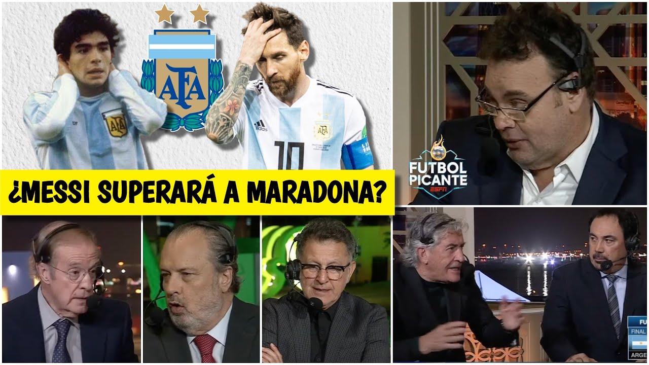 MESSI SUPERARÁ a MARADONA en TODOS LOS SENTIDOS si gana el MUNDIAL con ARGENTINA | Futbol Picante