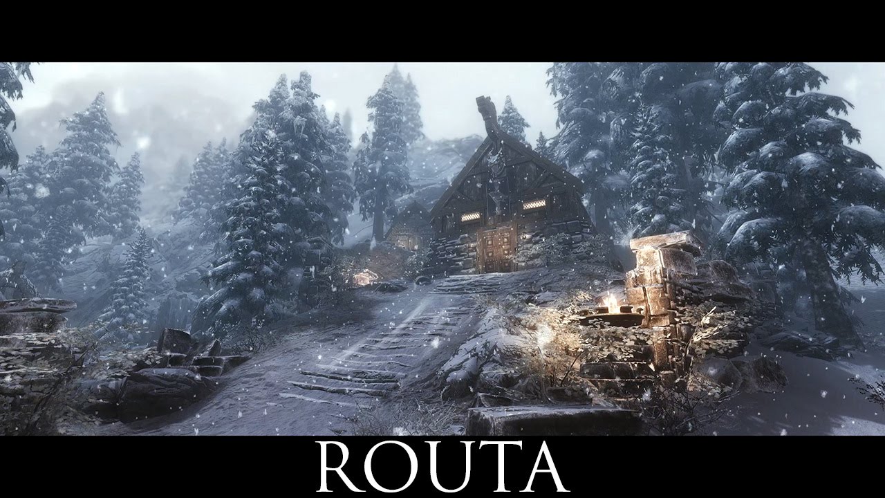 TES V - Skyrim Mods: Routa - Stormcloak and Warrior cabin