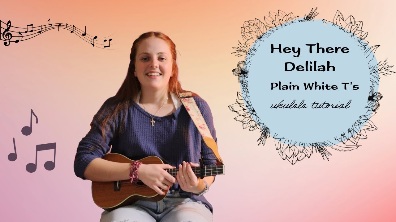 HOW TO PLAY Hey There Delilah on the ukulele. SUPER EASY tutorial for beginners!