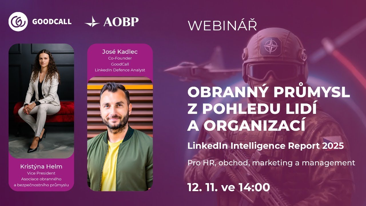 Obranný průmysl z pohledu lidí a organizací [LinkedIn Intelligence Report 2025]